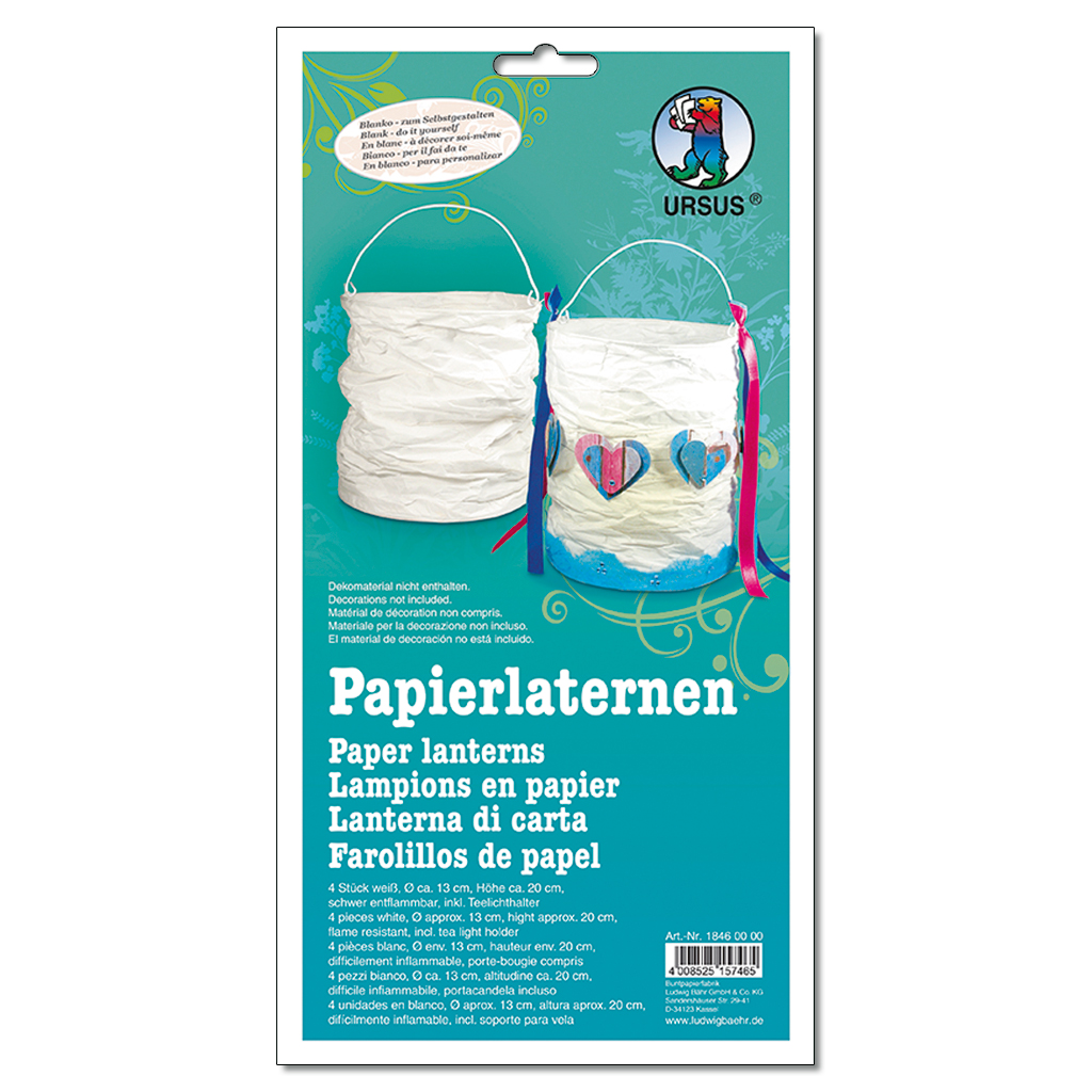 temp92281a-papierlaternenu8rD18K7eOdOu Ursus® Papierlaternen zum Selbstgestalten, inkl. Teelichthalter