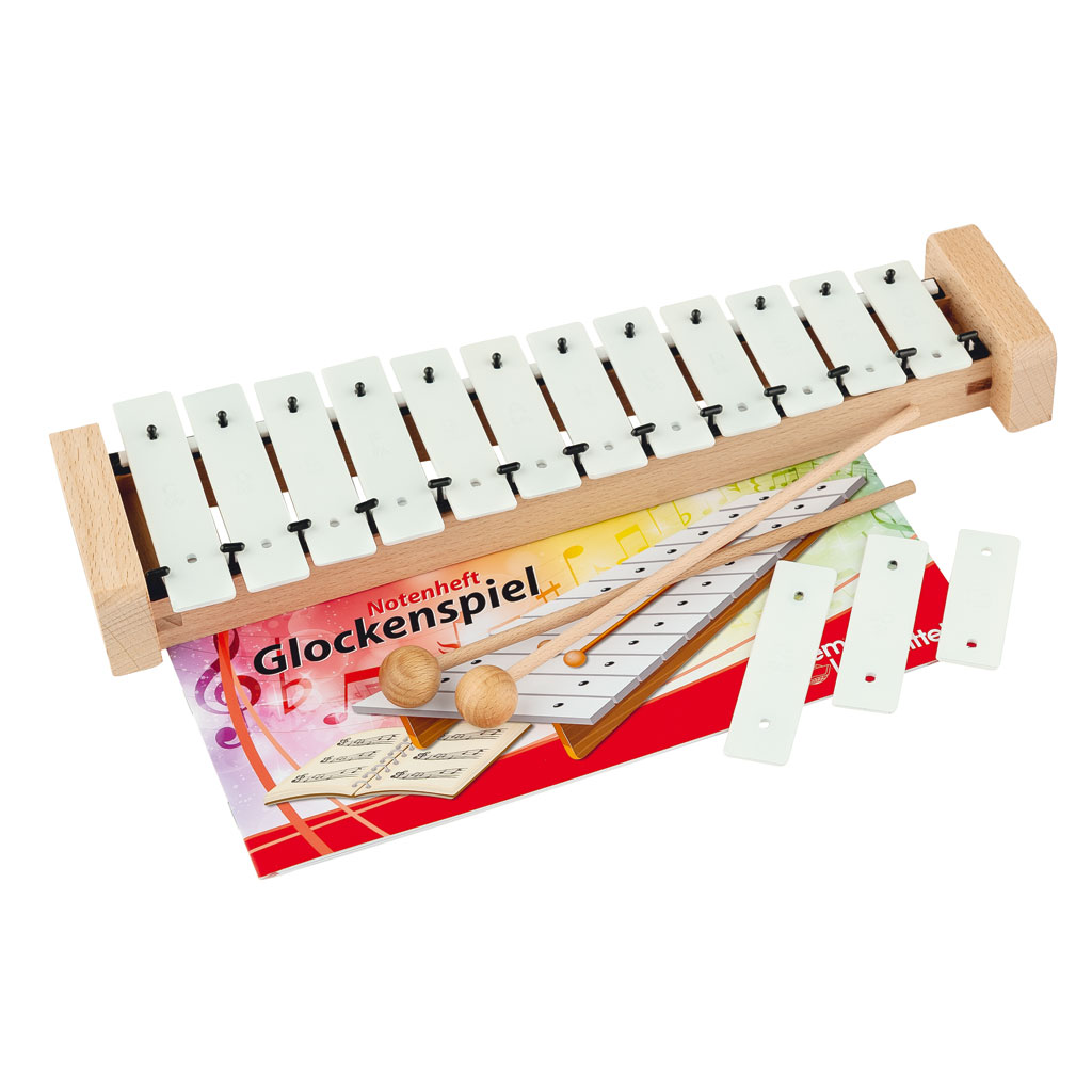 TrellaTon® Sopran-Glockenspiel inkl. 3 Halbtöne-Bild Auf diesem Bild ist das Produkt mit der Art.Nr.: W-11572 zu sehen