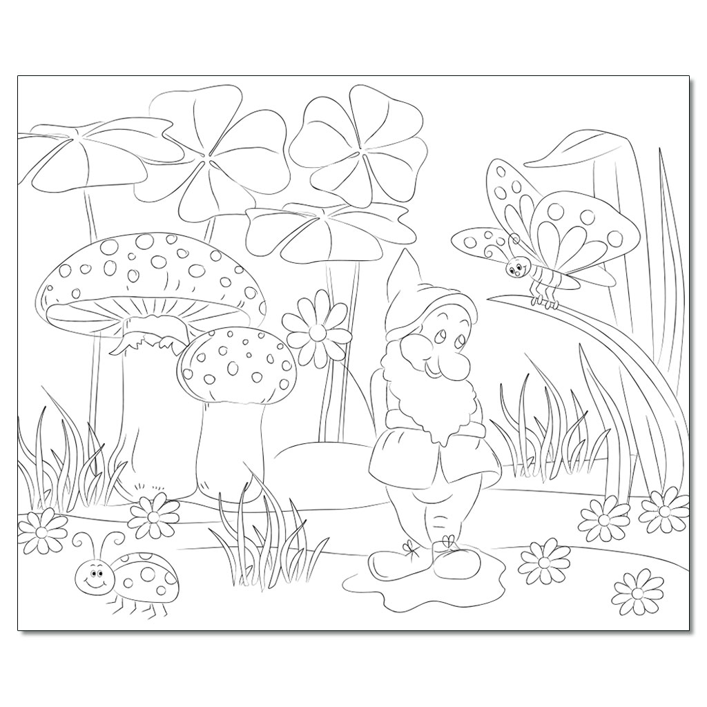 Ursus® Maltunterlage/Platzset zum Ausmalen, 5 Blatt