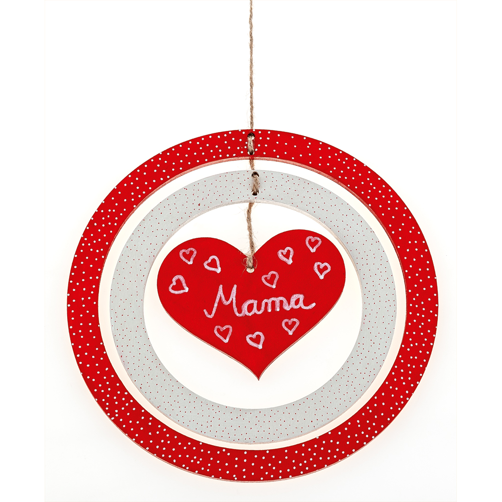 Herz-Mobile, 4-teilig, 3er-Set Herz-Mobile, 4-teilig, 3er-Set