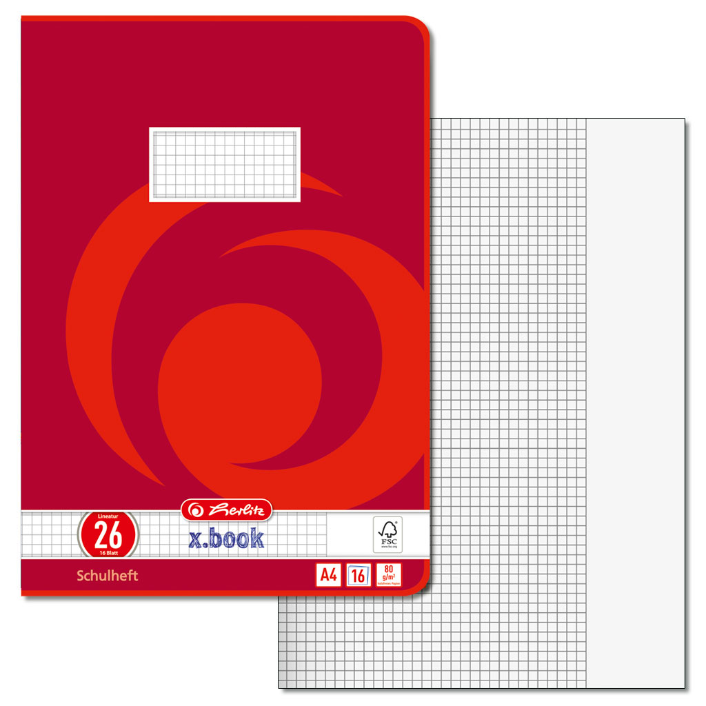 Herlitz® Schulheft DIN A4