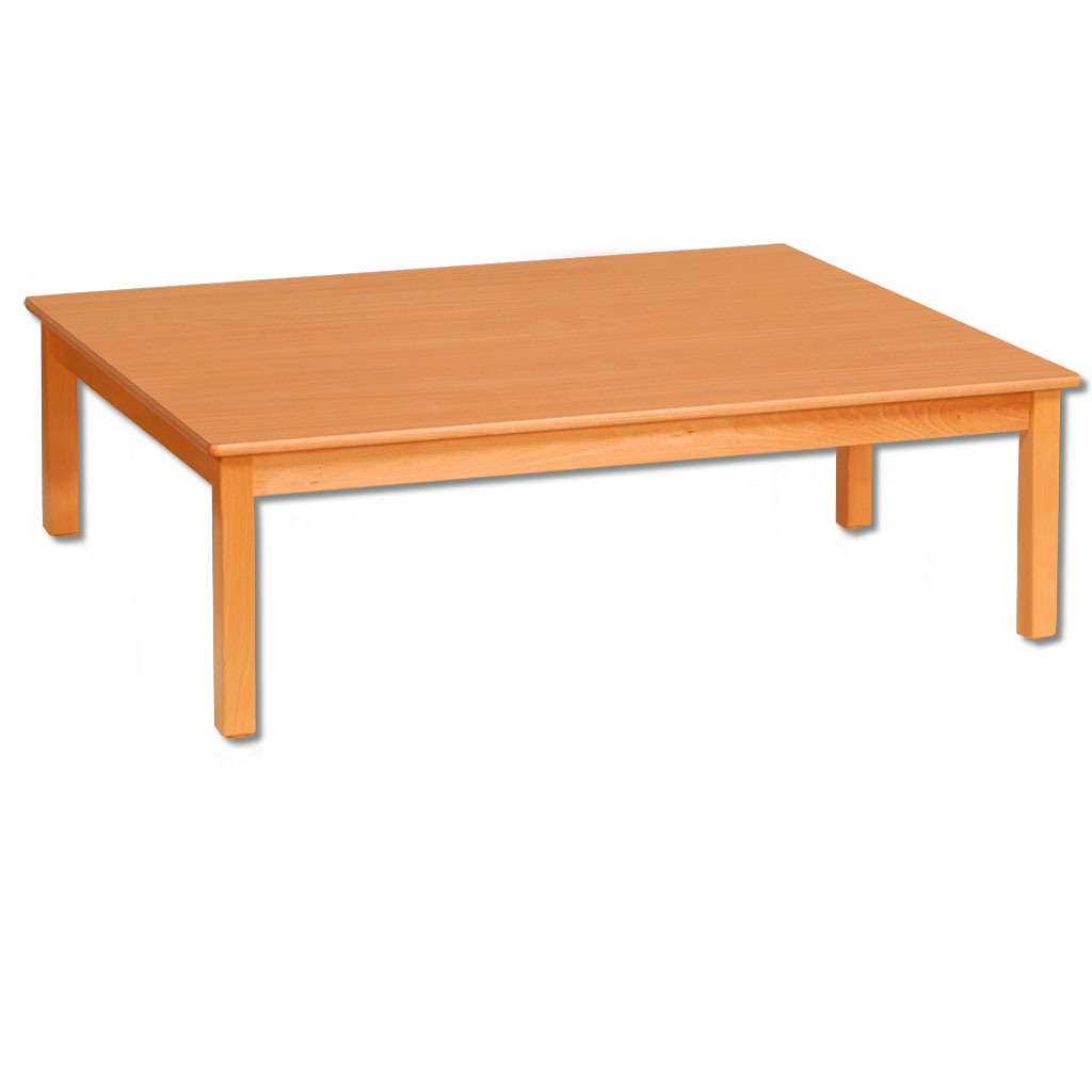Rechtecktisch aus Massivholz