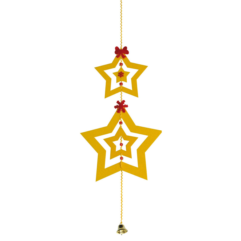 Weihnachtsanhänger Sterne, 4er-Set