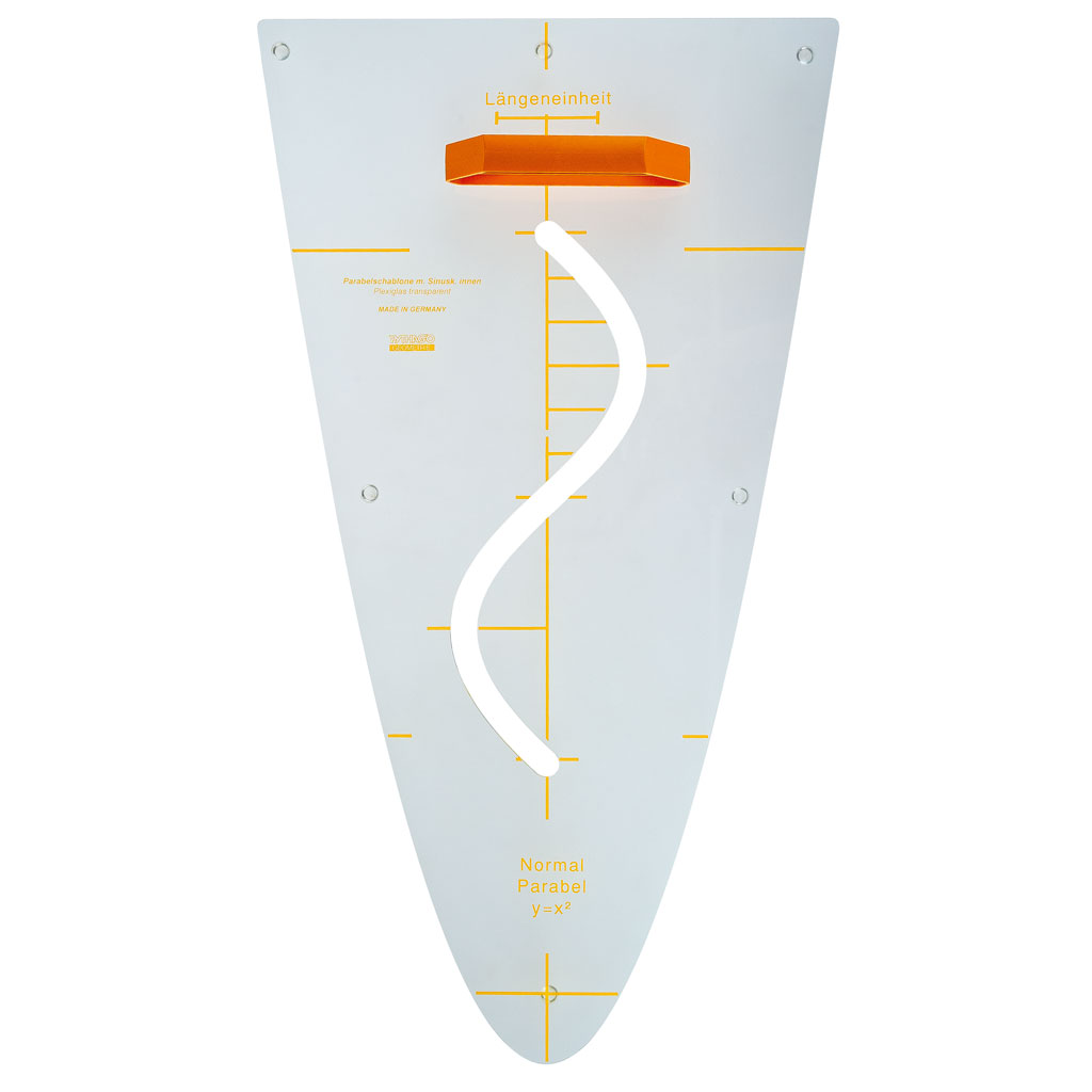 Parabel - Schablone – Sinuskurve innen, 60 cm