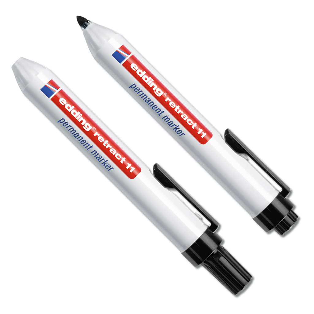 temp92170_permanentmarker-schwarz-stiftqJzSNL27272Ed edding® retract 11 Permanentmarker, 1 Stück