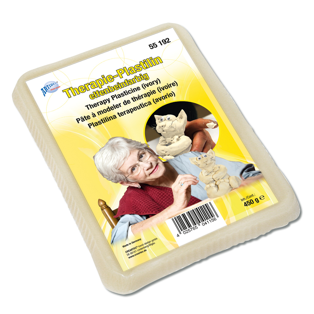 Therapie-Plastilin, elfenbeinfarbig