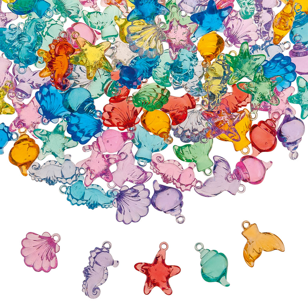 Meerestiere-Anhänger, ca, 140 Stück