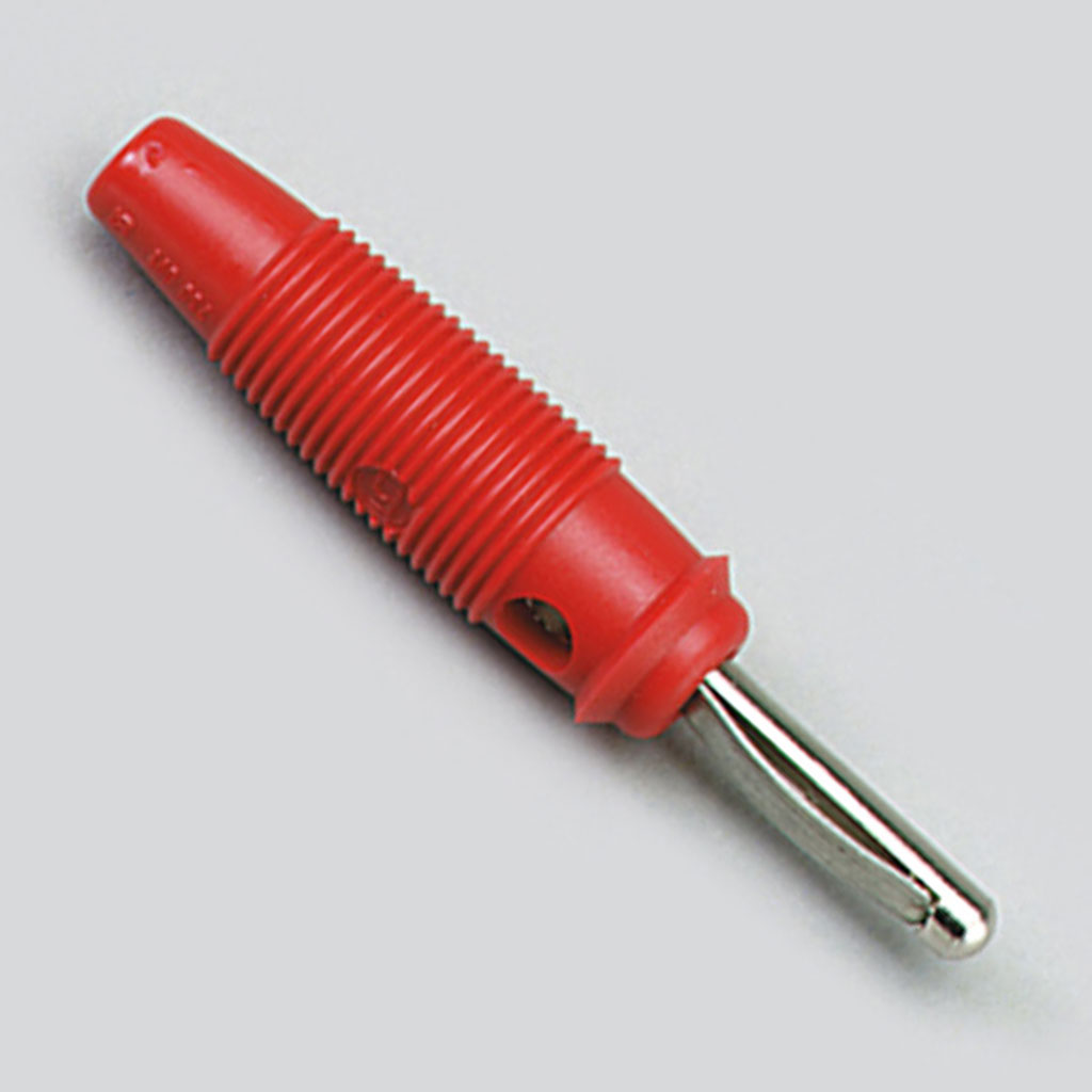 Laborstecker, 4 mm, 6 Stück