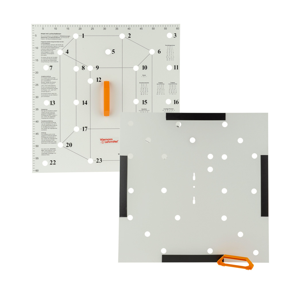 Wandtafel-Lochschablone, magnetisch-Bild Auf diesem Bild ist das Produkt mit der Art.Nr.: W-31615 zu sehen