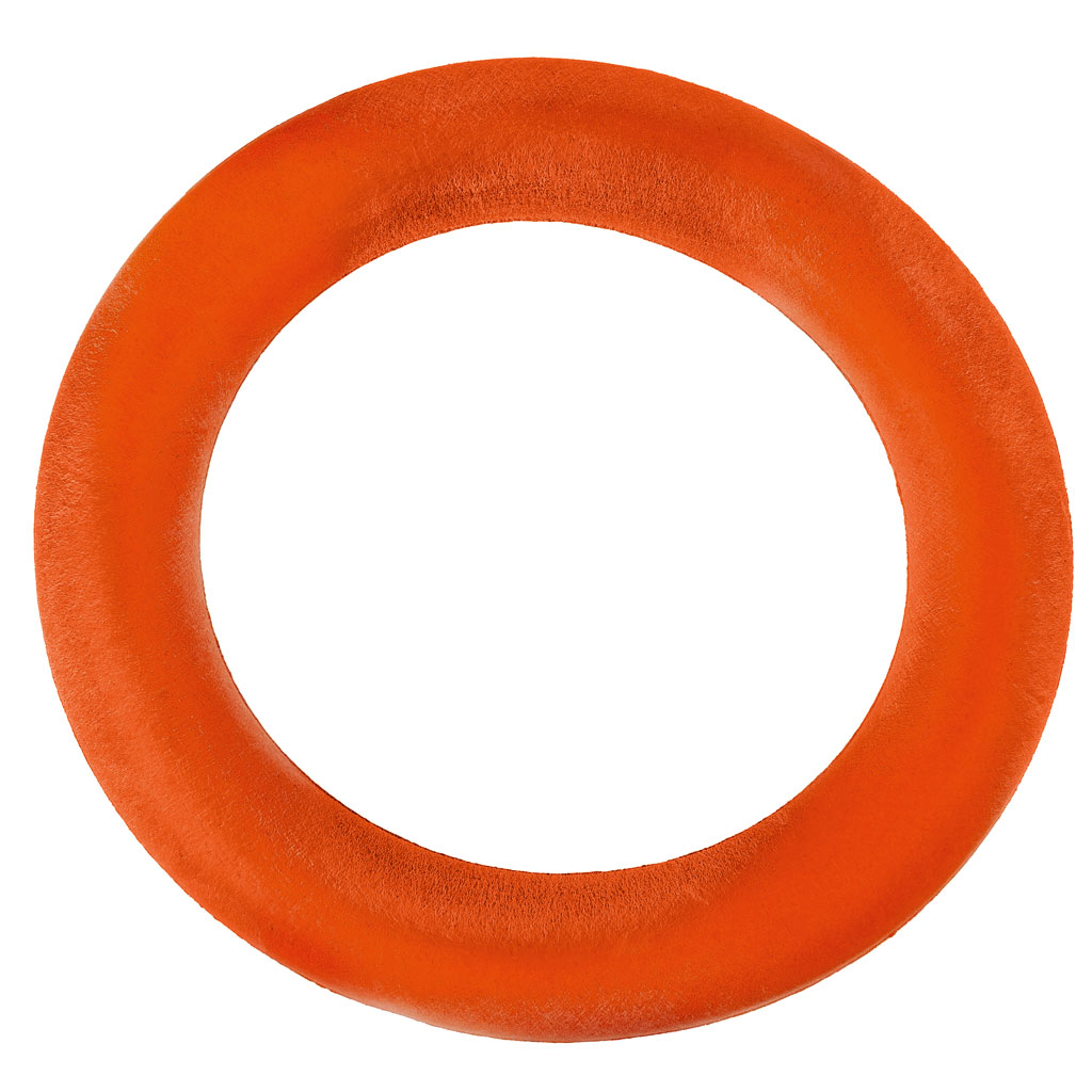 Moosgummiringe, 6 Stück