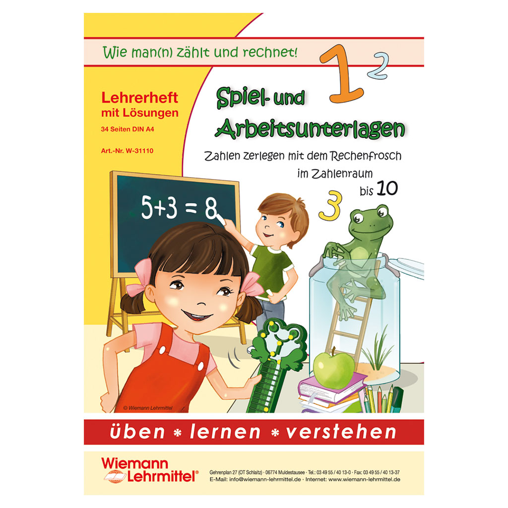 Rechenfrosch-Klassensatz mit Zubehör Rechenfrosch-Klassensatz mit Zubehör