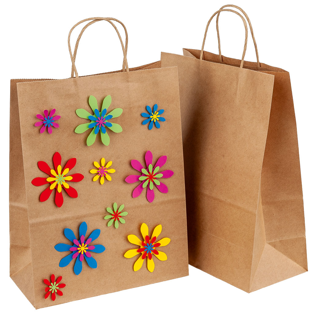 Papiertüten Braun, 20 Stück, 110 g/m²