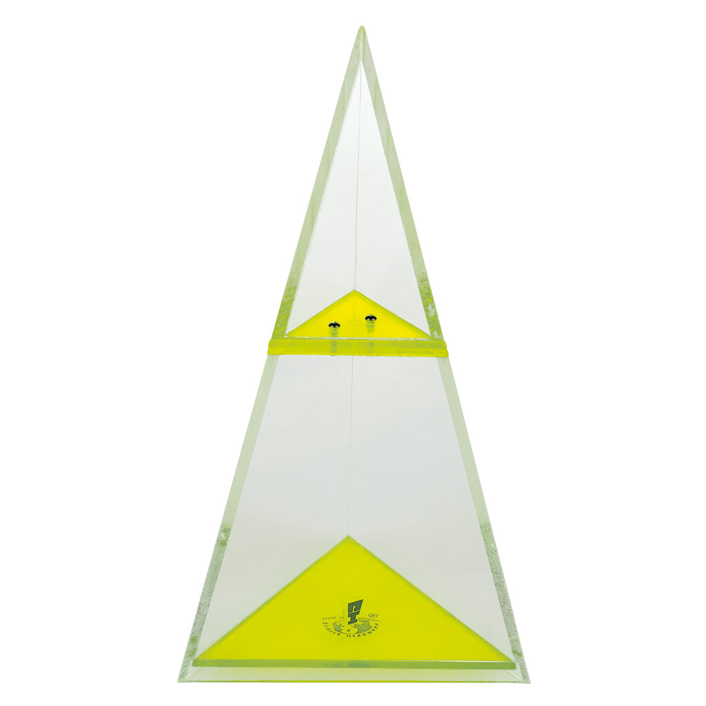 Pyramide, 3-seitig, mit abnehmbarer Spitze