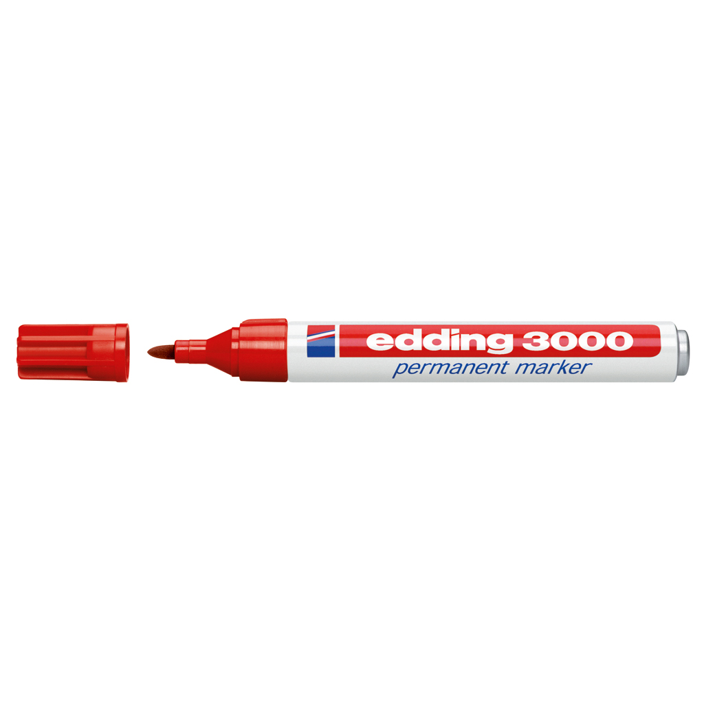 edding® 3000 Permanentmarker, 4er-Set edding® 3000 Permanentmarker, 4er-Set