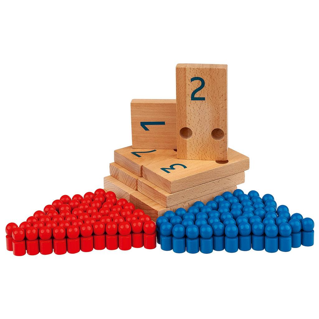 Wiemann Lehrmittel® Zahlenstecktafeln aus Holz