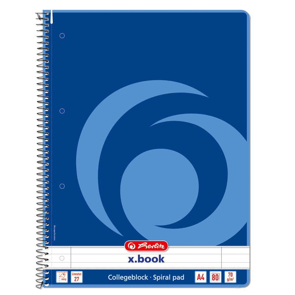 Herlitz® Spiralblock DIN A4