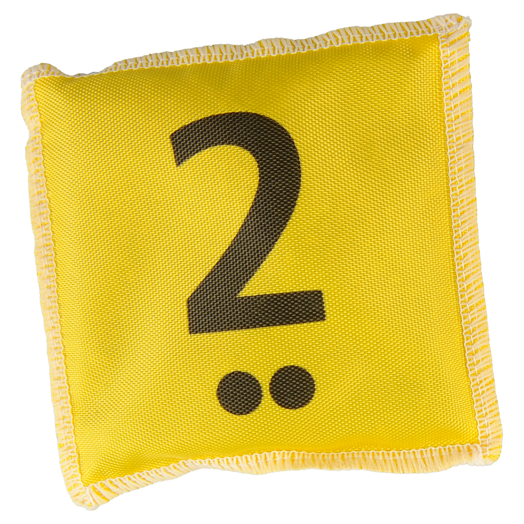 Bohnensäckchen Zahlen 1–10