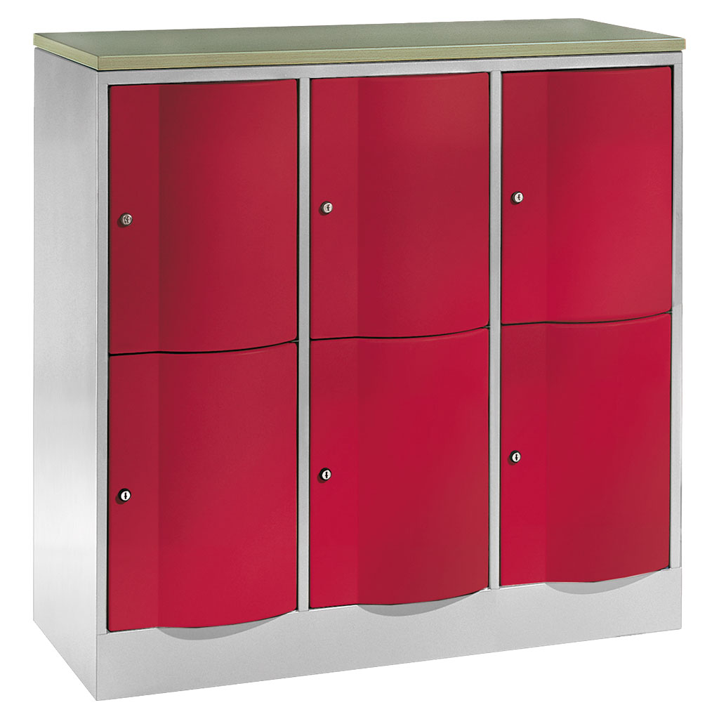 Großraum-Schließfachschrank, 3-reihig Großraum-Schließfachschrank, 3-reihig