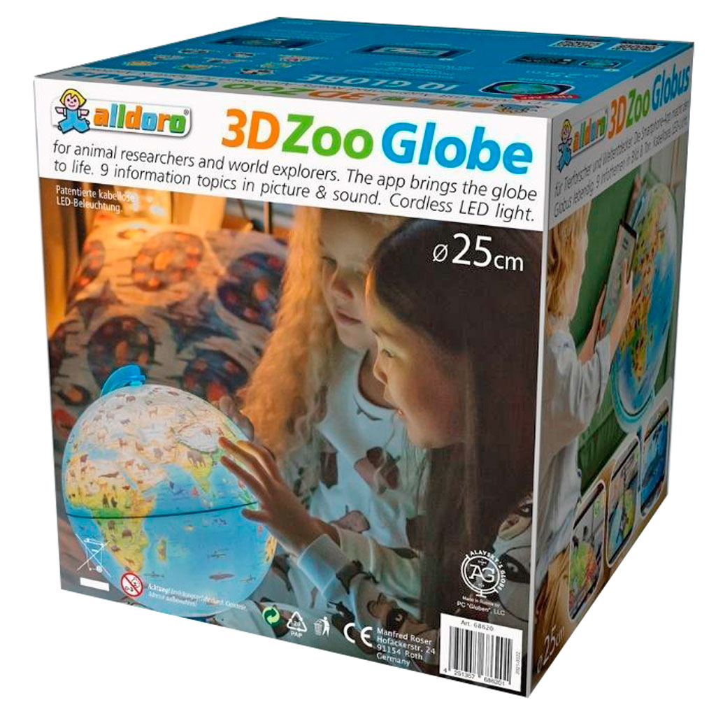 Interaktiver Zoo-Globus mit Lexikon-App Interaktiver Zoo-Globus mit Lexikon-App