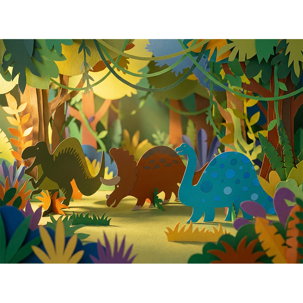 Dinosaurier, blanko, 25 Stück