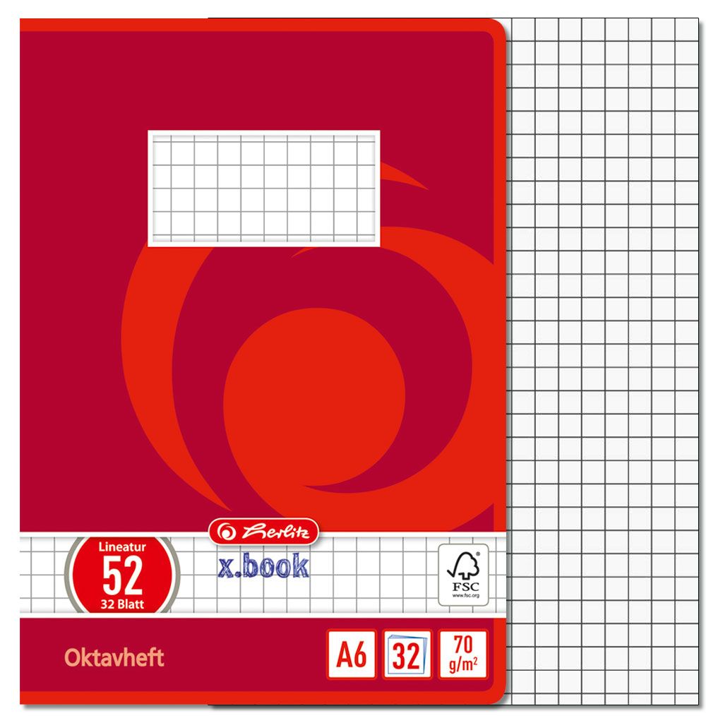 Herlitz®Oktavheft DIN A6