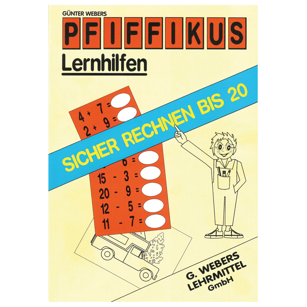 Pfiffikus Lernhilfen - Sicher rechnen bis 20-Bild Auf diesem Bild ist das Produkt mit der Art.Nr.: W-11618 zu sehen