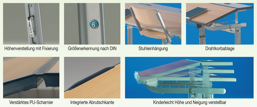 Aluflex® Schülerstuhl – Größe 2