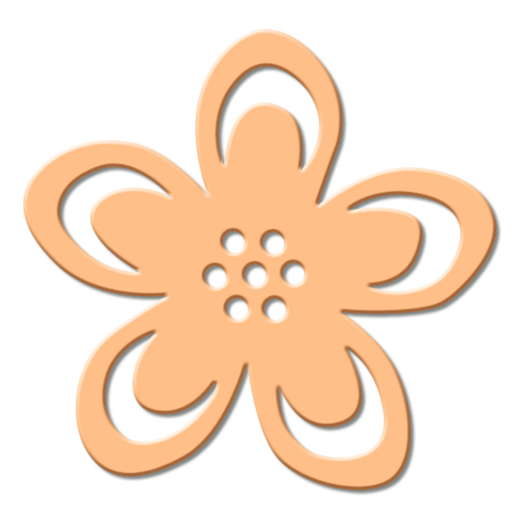 Motiv-Stanzer Silhouette, Motiv Blume