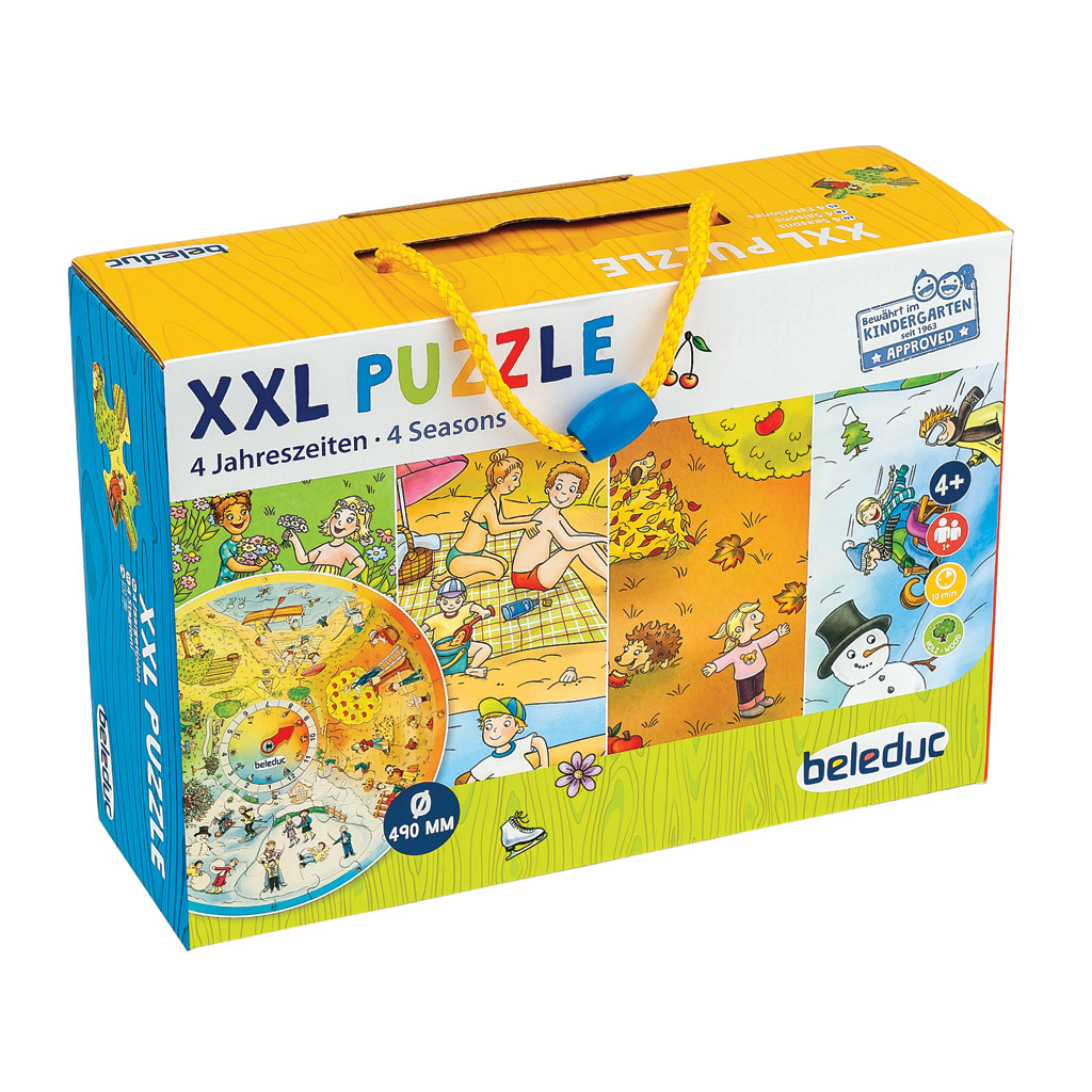 XXL-Lernspielpuzzle 4 Jahreszeiten