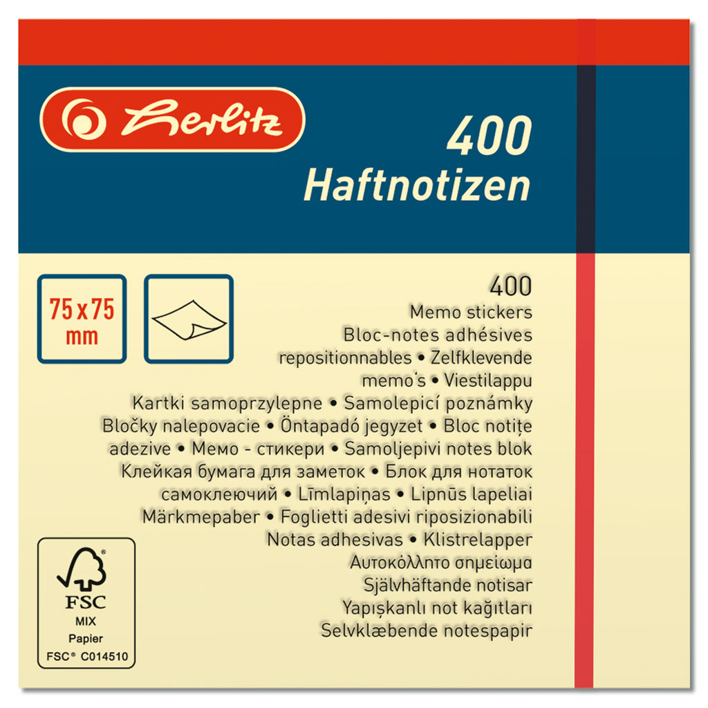 Herlitz® Haftnotizblock
