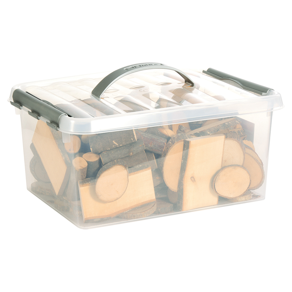 Naturholz-Set mit Platten, Scheiben und Stämmchen