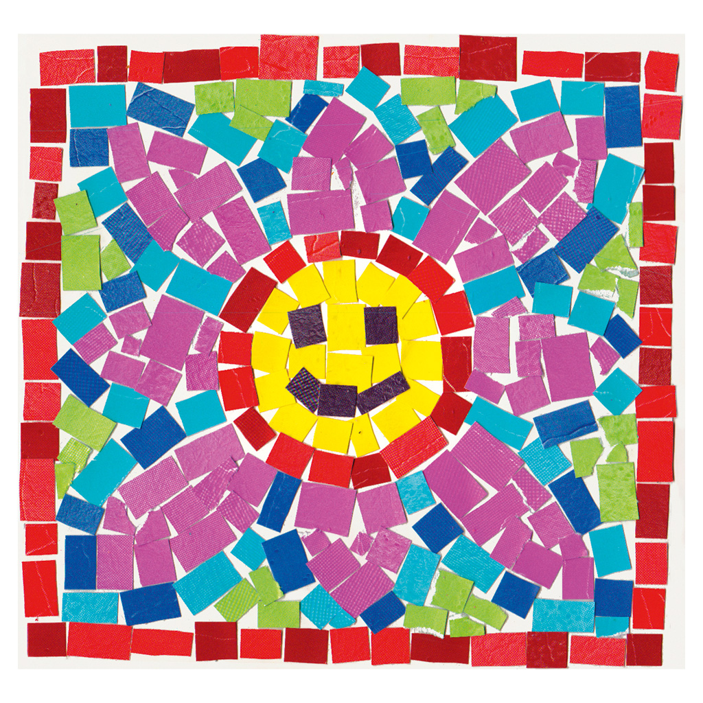 Mosaikquadrate, 10.000 Stück