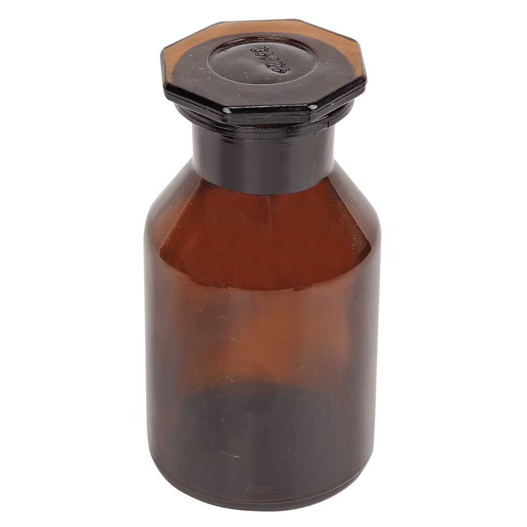 Steilbrustflaschen, Braunglas, Weithals