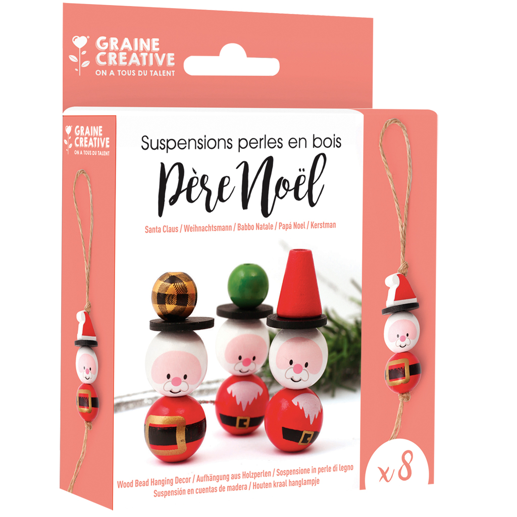 Set Holzperlen-Anhänger