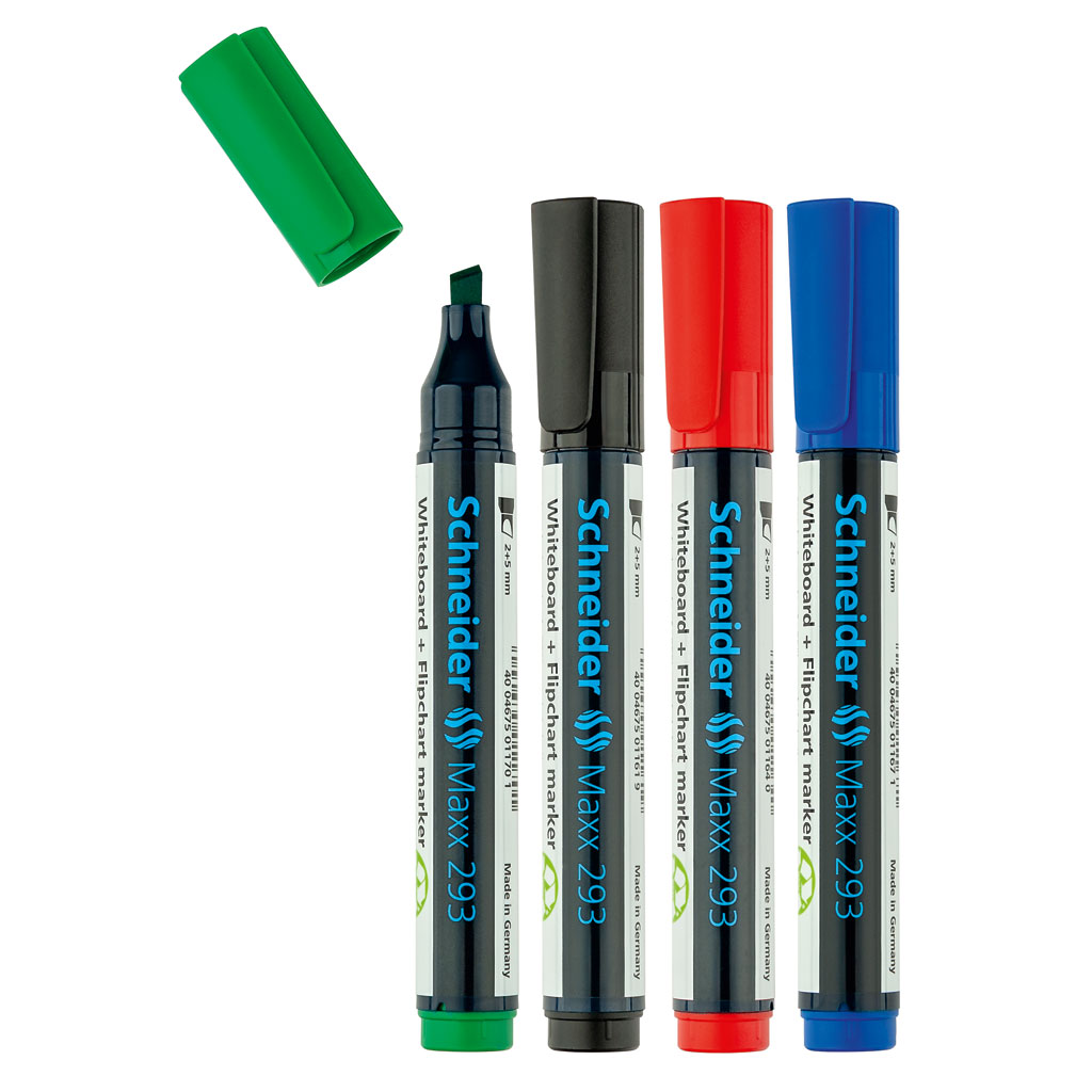 Schneider® Maxx 293 Whiteboard- und Flipchart-Marker-Bild Auf diesem Bild ist das Produkt mit der Art.Nr.: W-40839 zu sehen