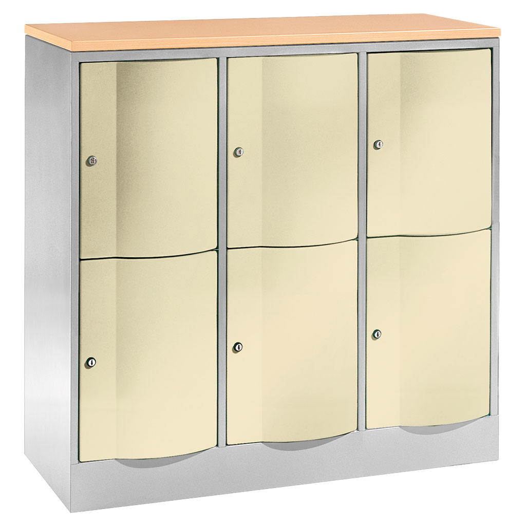 Großraum-Schließfachschrank, 3-reihig Großraum-Schließfachschrank, 3-reihig