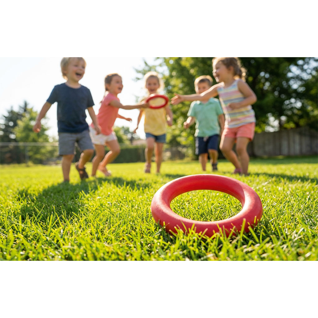 Moosgummiringe, 6 Stück