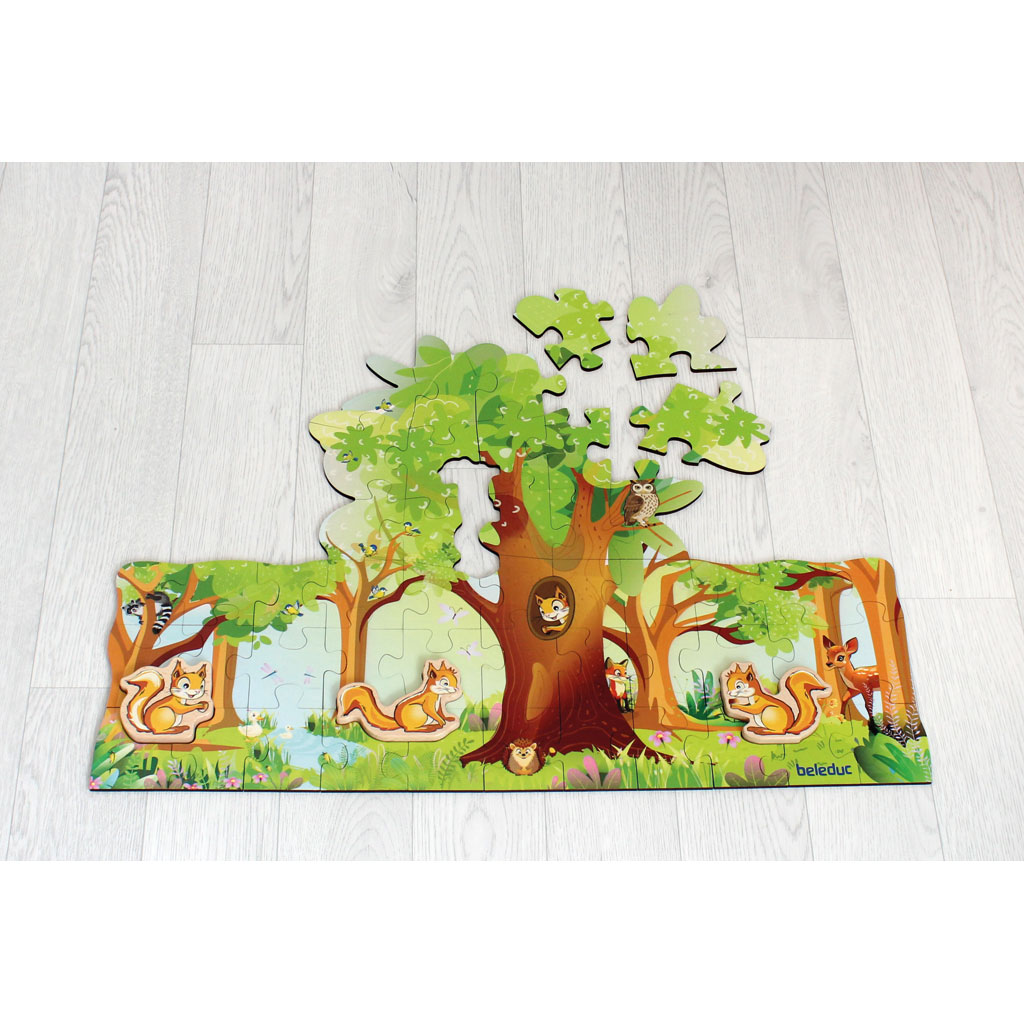 Beleduc® XXL-Puzzle Nuki & Friends