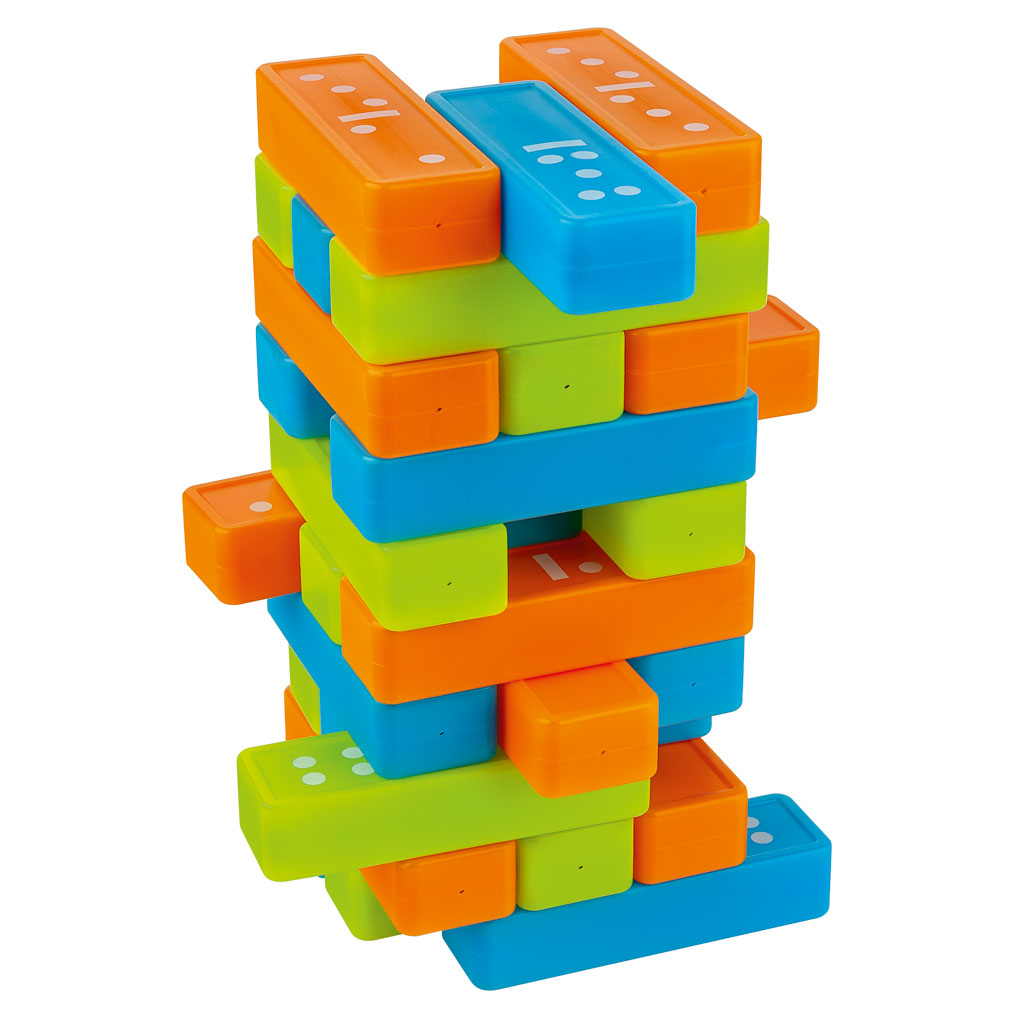 Wackelturm und Domino 2 in 1 Wackelturm und Domino 2 in 1