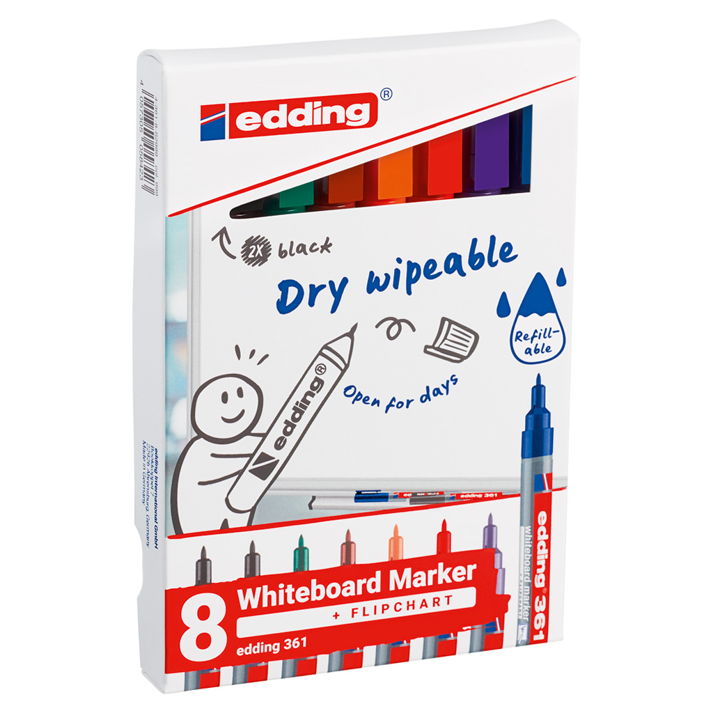edding® 361 Whiteboardmarker 8er-Set