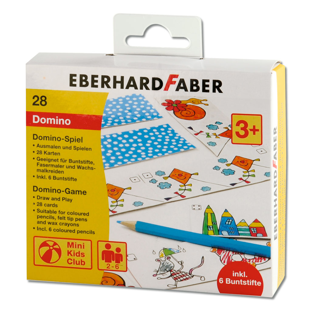 Eberhard Faber® Domino-Spiel zum Ausmalen