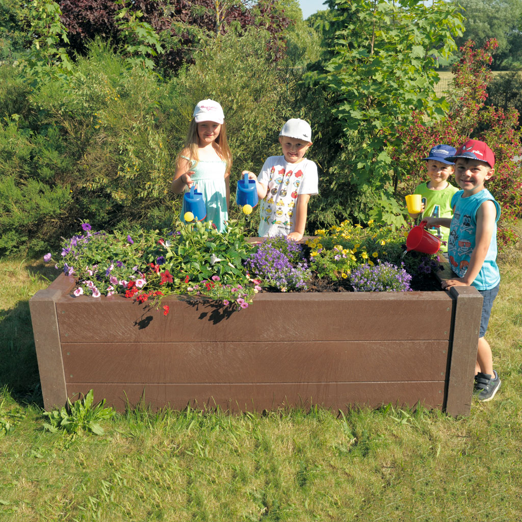 Hochbeet aus Recycling-Kunststoff