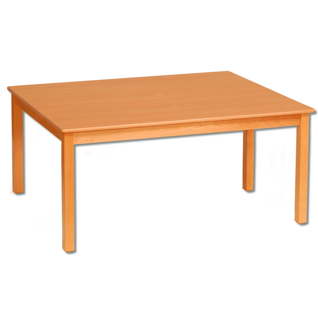 Rechtecktisch aus Massivholz