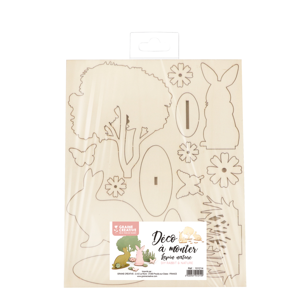 Blanko-Holzfiguren Ostern zum Selbstgestalten, 14-teilig