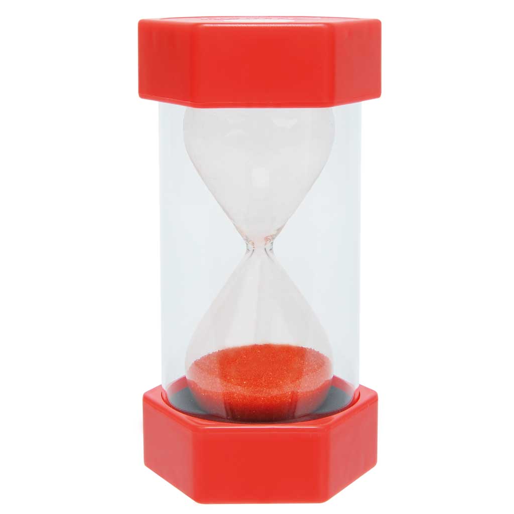 Große Sanduhr, Größe 16 cm Ø 8 cm