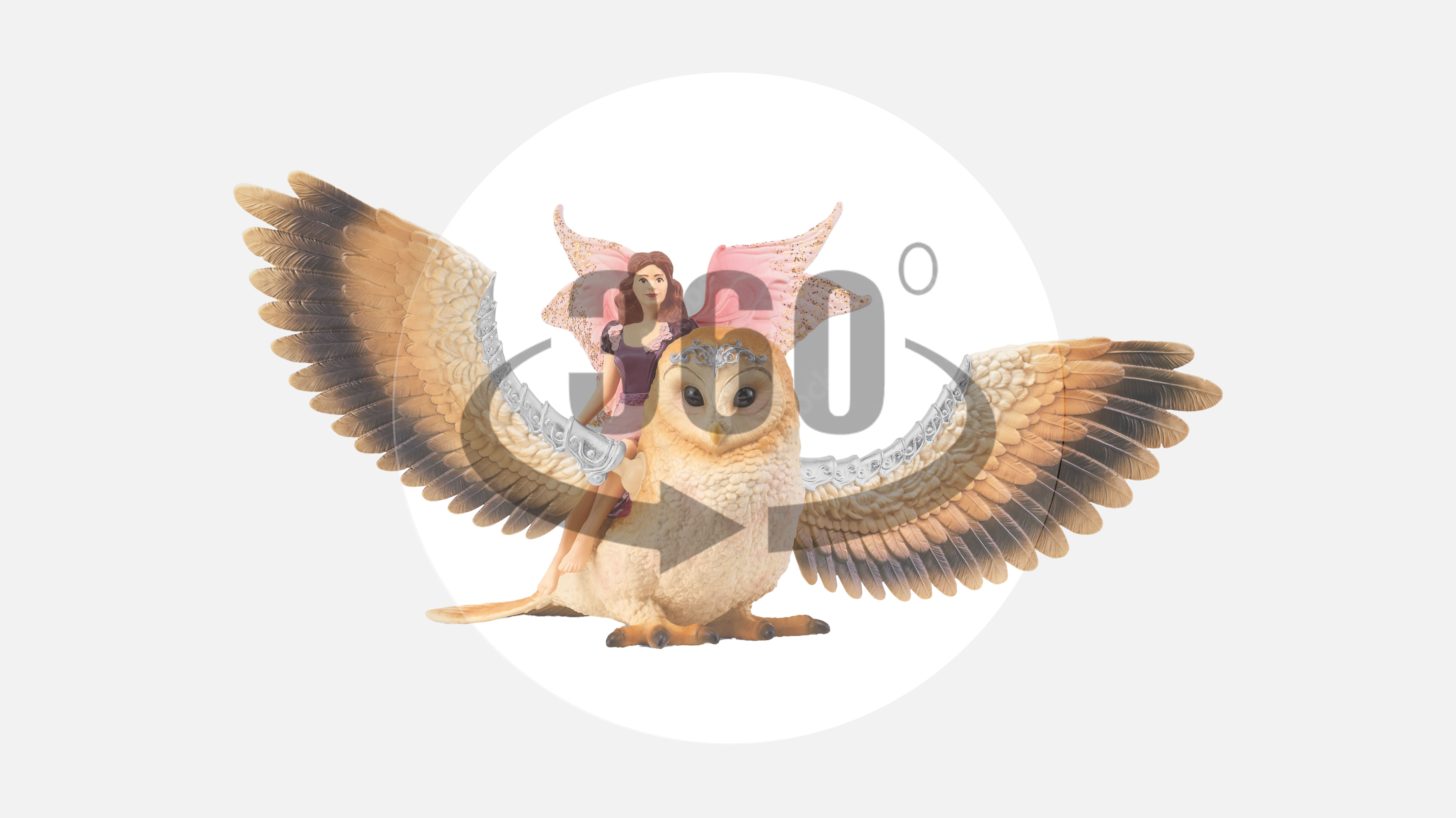 Video_zu_W-83658_Schleich_Elfe_auf_Glitzer-Eule_360Grad