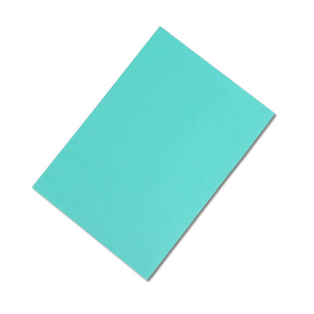 Moosgummi, 10 Bogen in einer Farbe, 20 x 29 cm