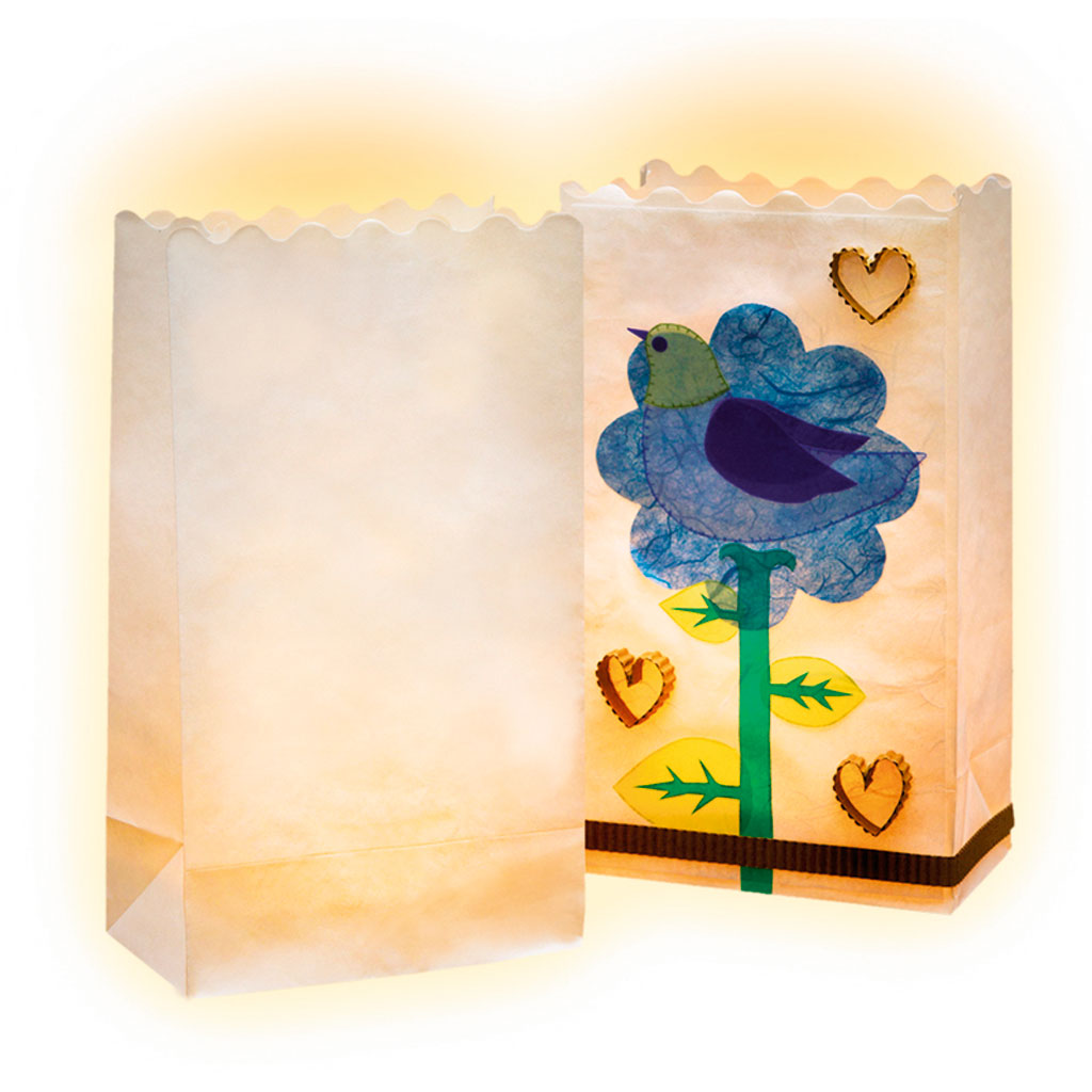 Papier-Lichtertüten, 5 Stück