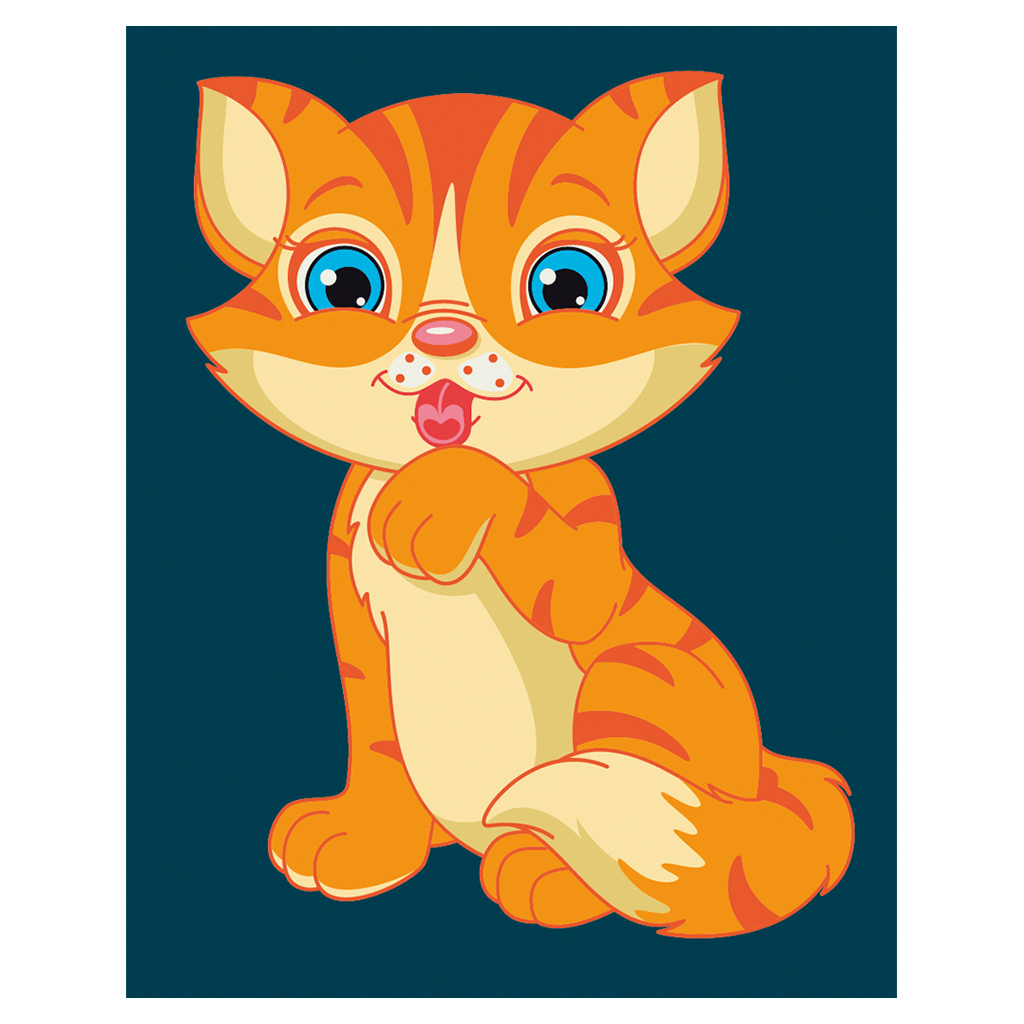 Malen nach Zahlen Tierbilder