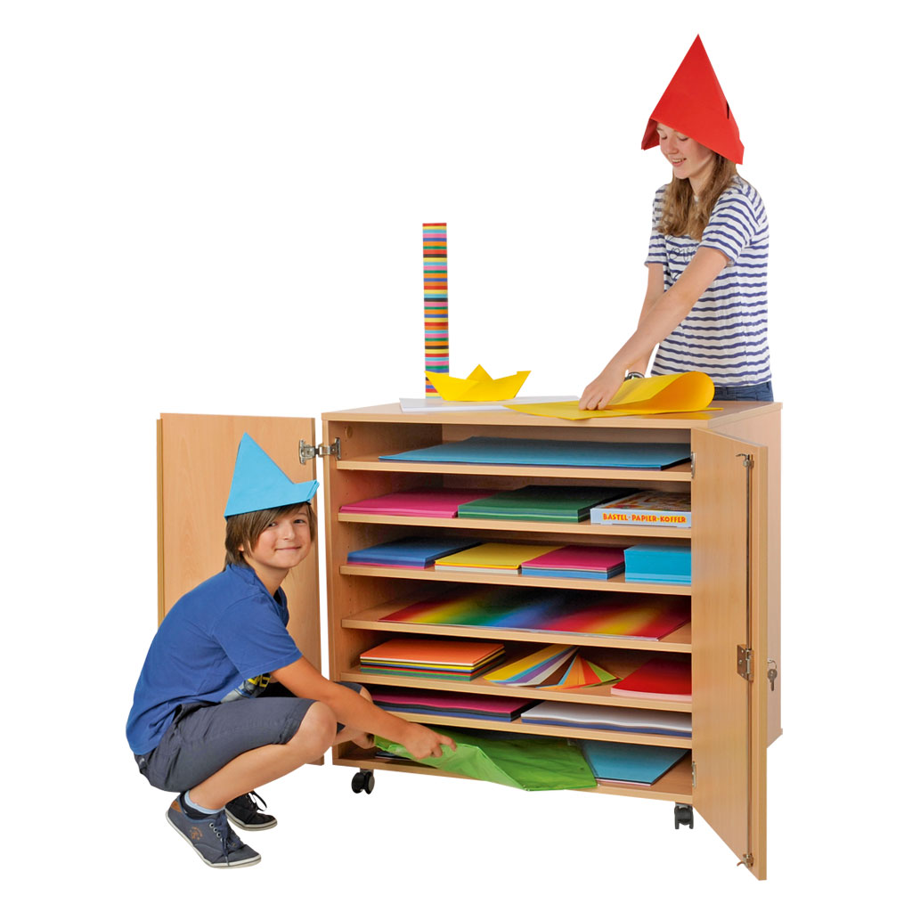 Bildertruhe Modell B3 F, mit 10 Zügen für Bilder bis 100 x 70 cm